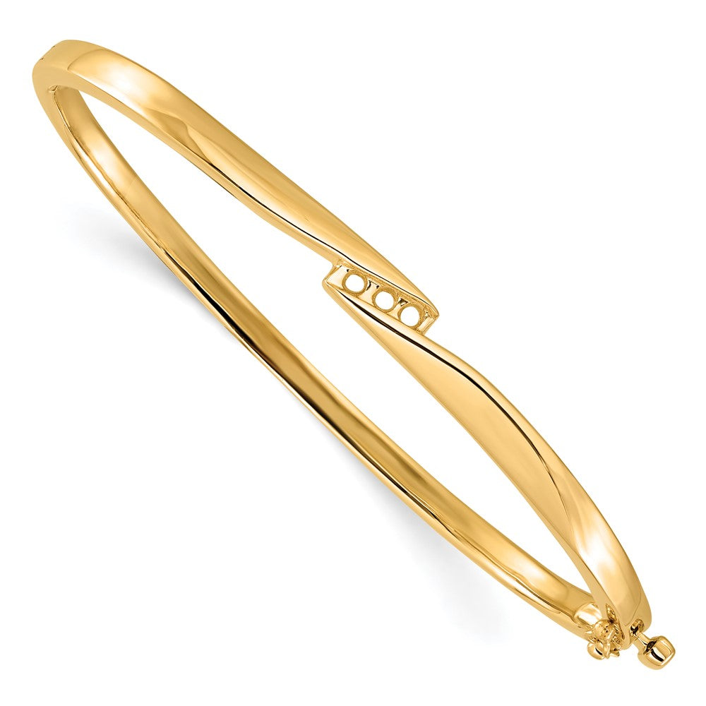 14k Hinged Bangle Bracelet Mounting