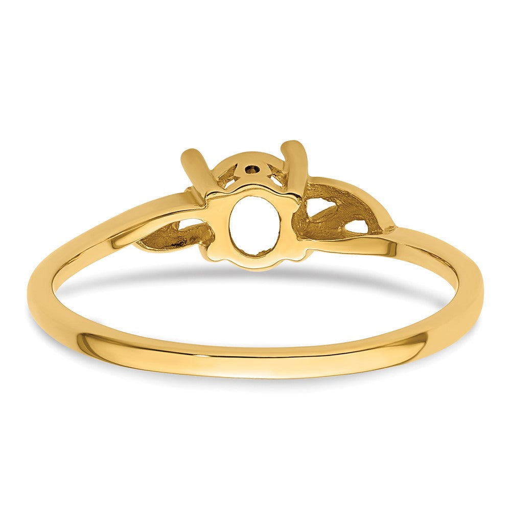 14ky Birthstone Ring Mounting