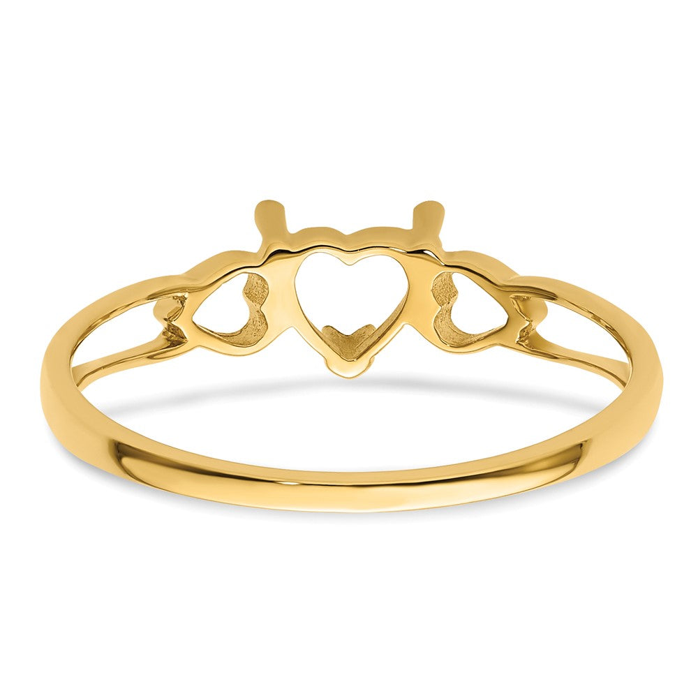 14k Birthstone Ring Mounting