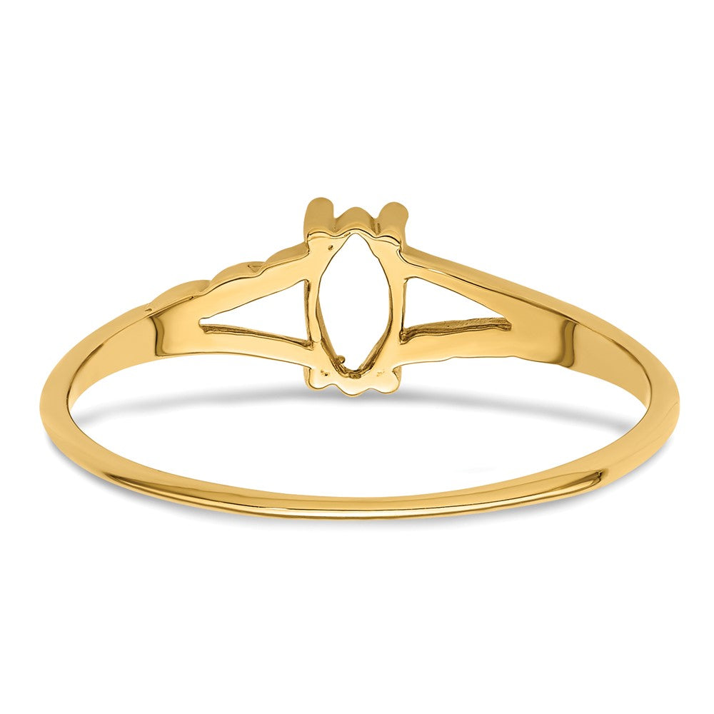 14k Birthstone Ring Mounting