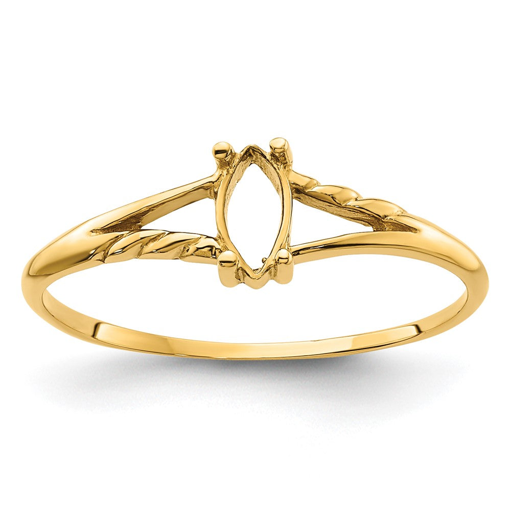 14k Birthstone Ring Mounting