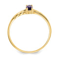 14k Amethyst Birthstone Ring