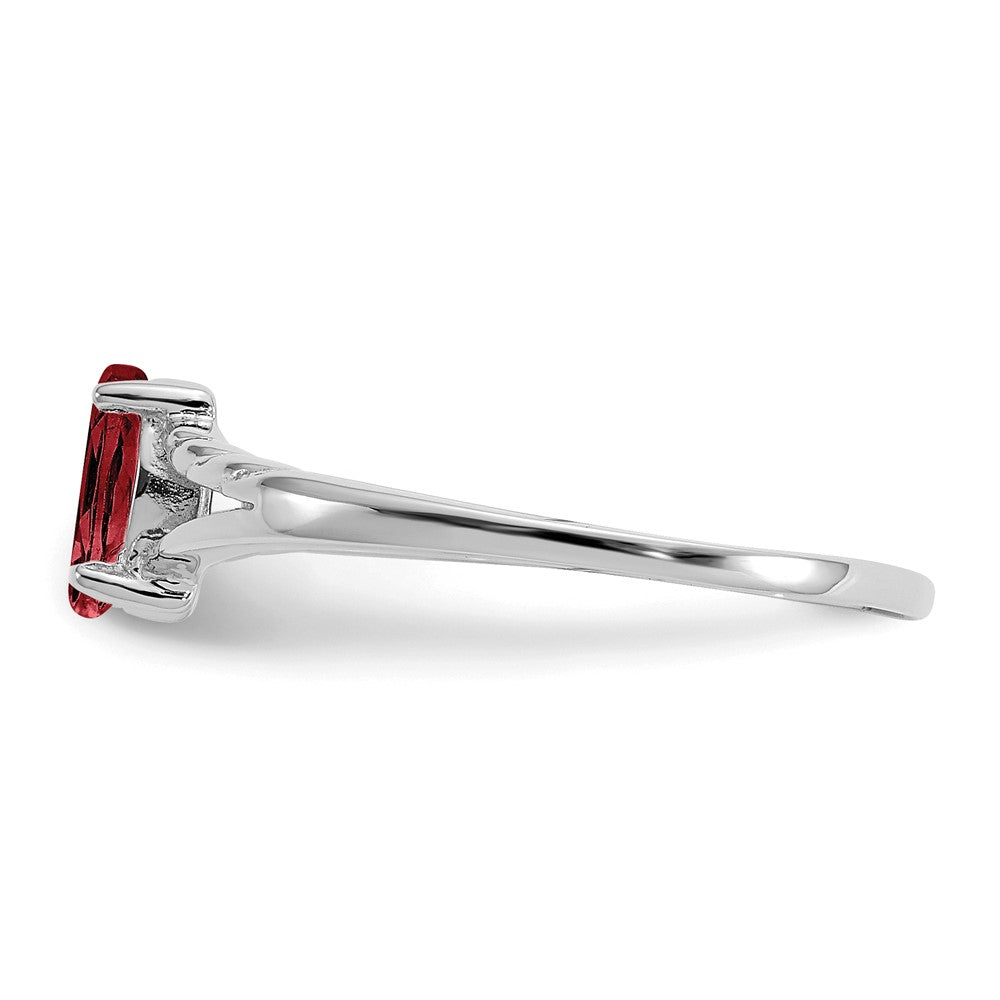 14k White Gold Birthstone Ring Mounting