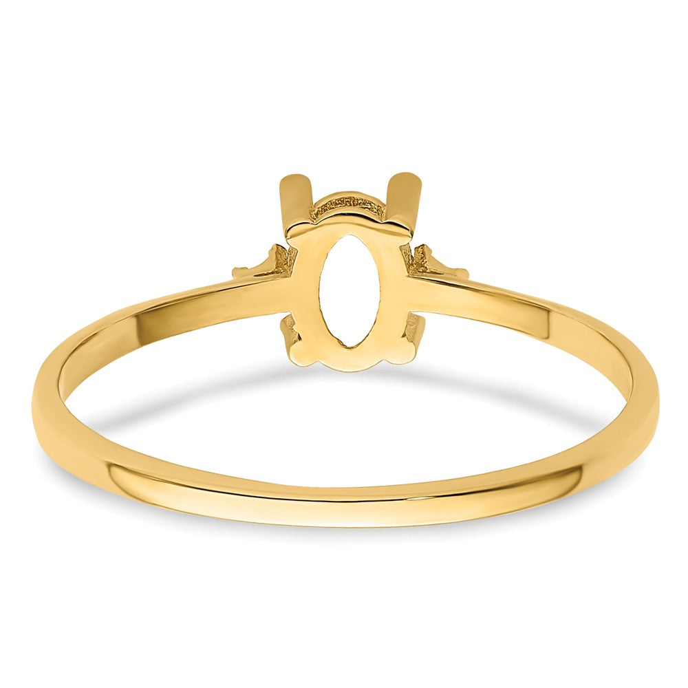 14k Birthstone Ring Mounting