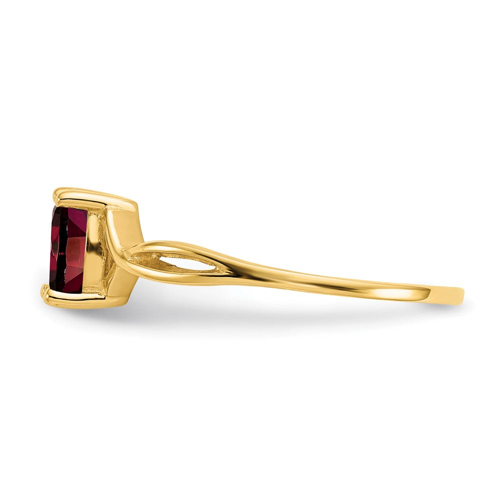 14k Garnet Birthstone Ring