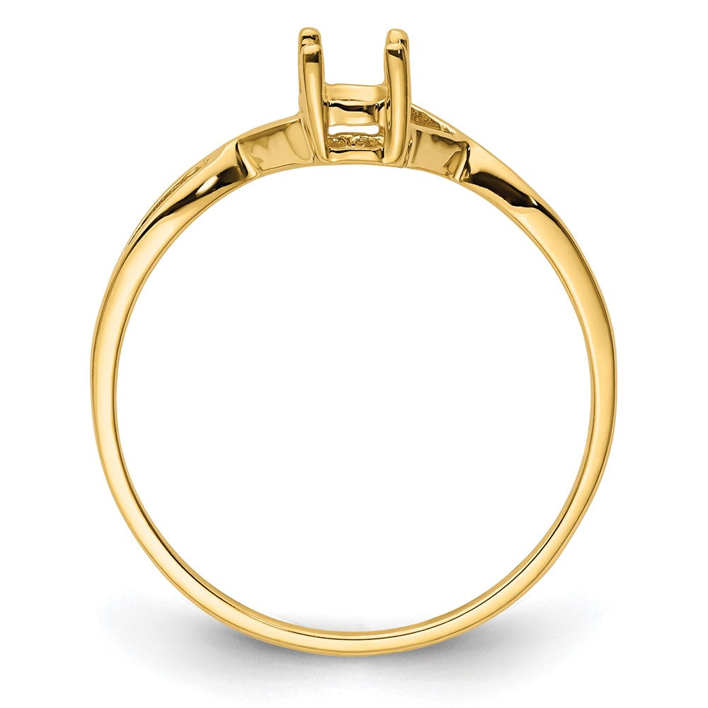 14k Birthstone Ring Mounting