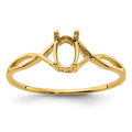 14k Birthstone Ring Mounting