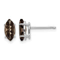14kw 8x4mm Marquise Smoky Quartz Earring