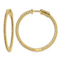 14k Round Hoop w/Safety Clasp Earring Mountings