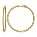14k Round Hoop w/Safety Clasp Earring Mountings