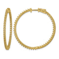 14k Round Hoop w/Safety Clasp Earring Mountings