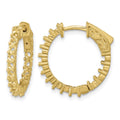 14k Round Hoop w/Safety Clasp Earring Mountings