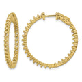 14k Round Hoop w/Safety Clasp Earring Mountings