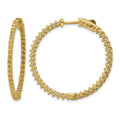 14k Round Hoop w/Safety Clasp Earring Mountings