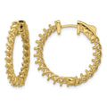 14k Round Hoop w/Safety Clasp Earring Mountings