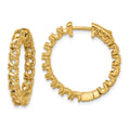 14k Round Hoop w/Safety Clasp Earring Mountings
