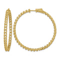 14k Round Hoop w/Safety Clasp Earring Mountings