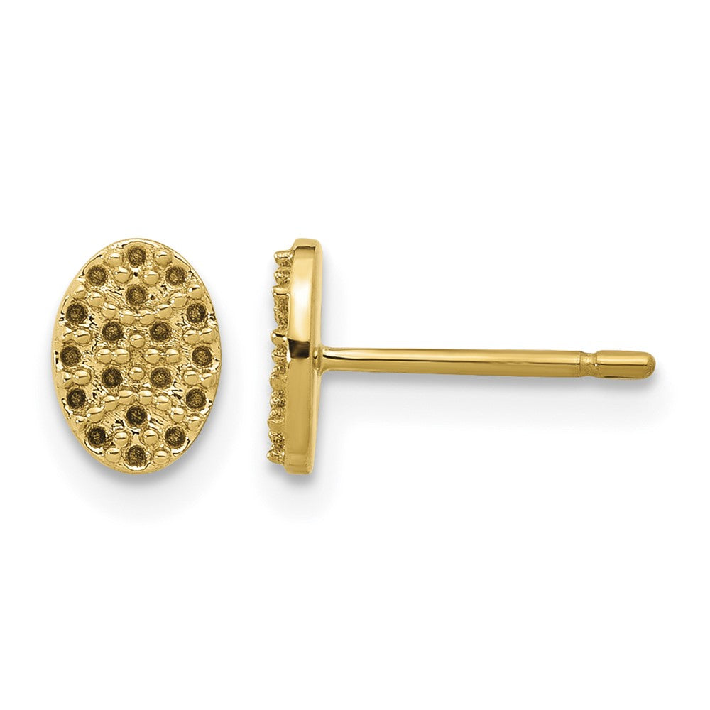 14k Cluster Oval Earrings Mounting
