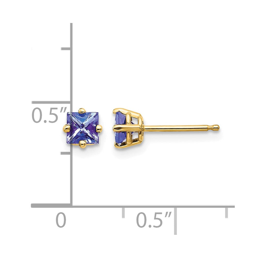 14k Tanzanite Earrings