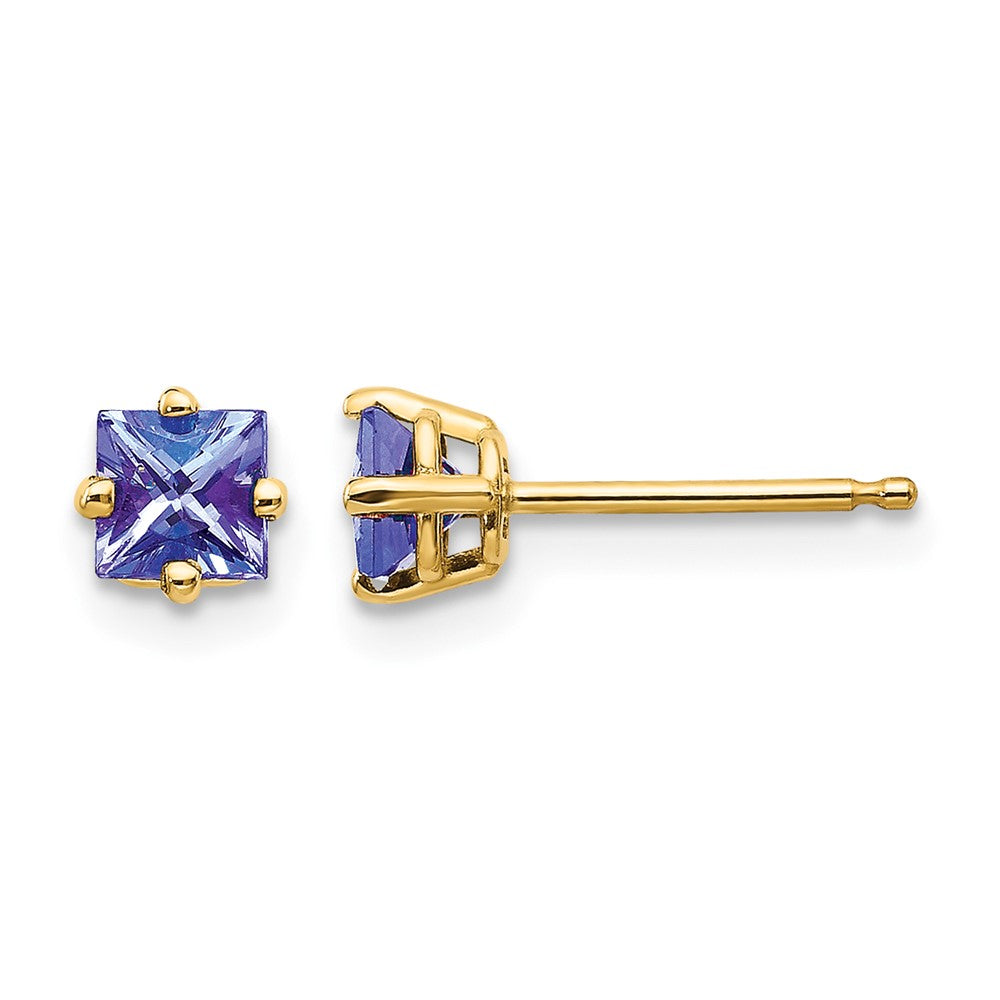 14k Tanzanite Earrings