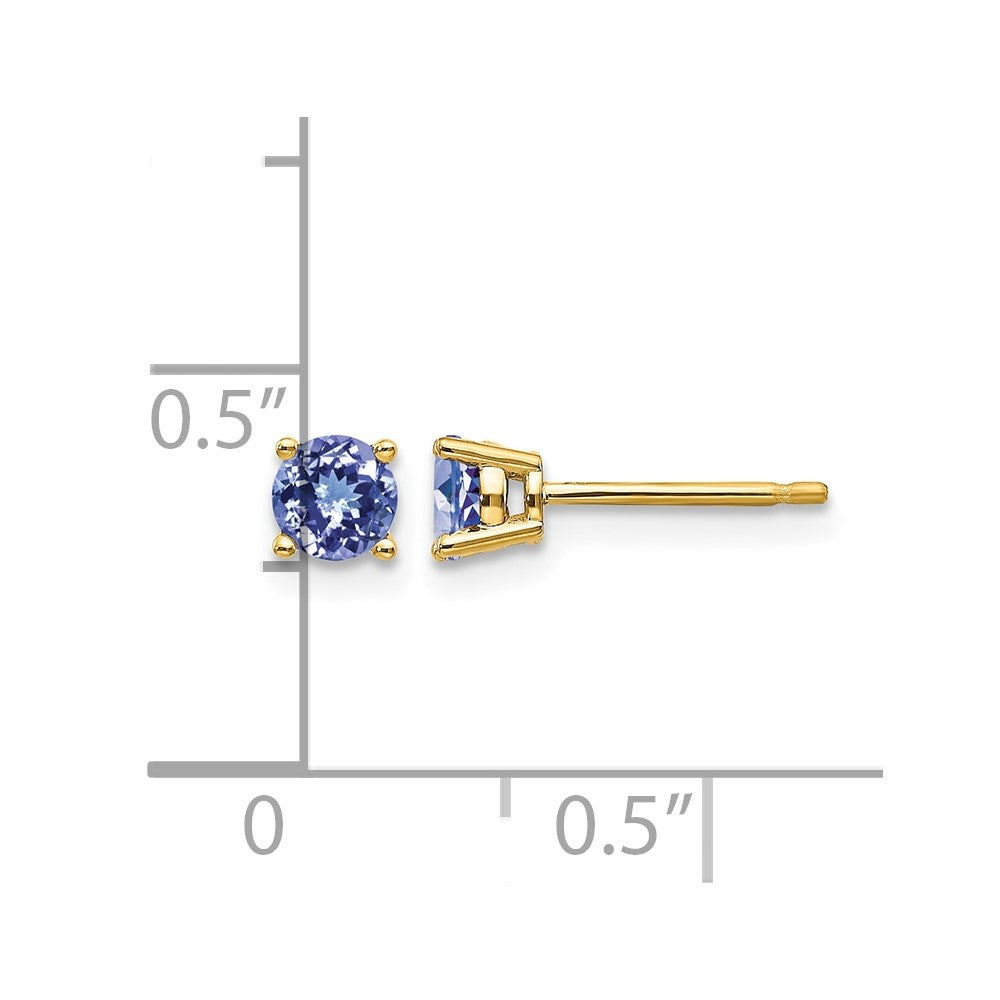 14k Tanzanite Earrings