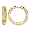 14k Diamond Hinged Hoops Mountings