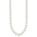 14k 4-9mm White Freshwater Cultured Pearl Graduated Necklace