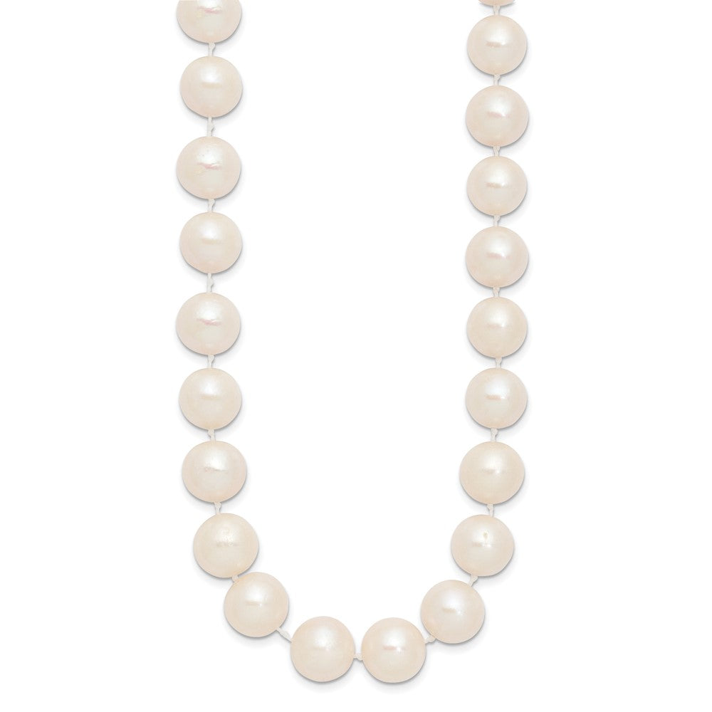 14k 11-12mm White Near Rnd Freshwater Cultured Pearl 18in Necklace