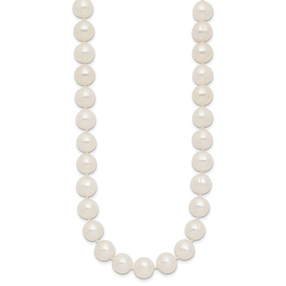 14K 9-10mm Near Rnd Wht Freshwater Cultured Pearl Bracelet