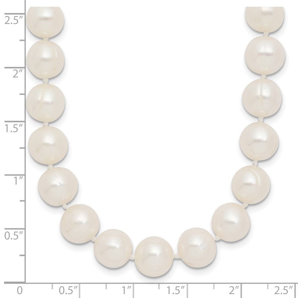 14K 9-10mm Near Rnd Wht Freshwater Cultured Pearl Bracelet