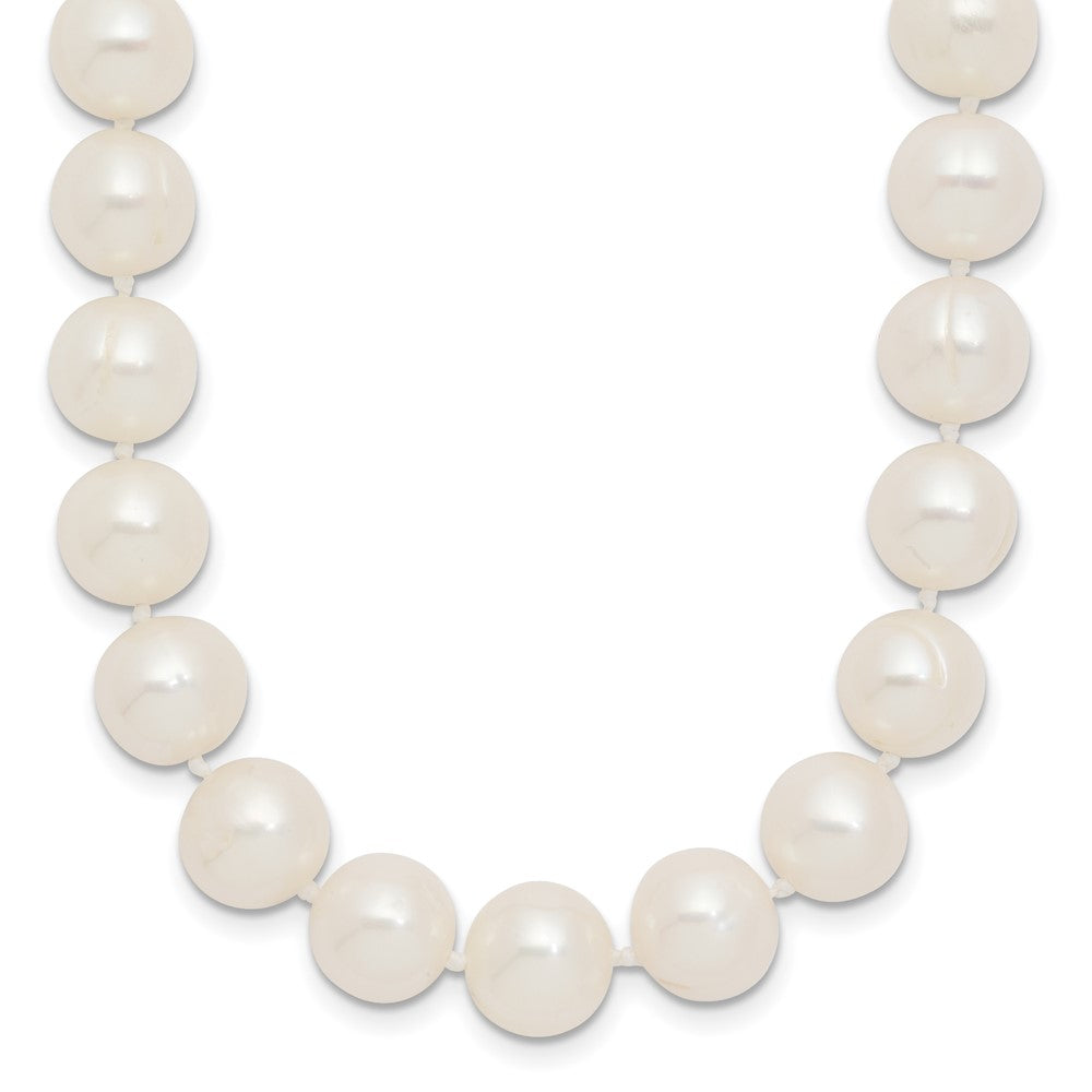 14K 9-10mm Near Rnd Wht Freshwater Cultured Pearl Bracelet