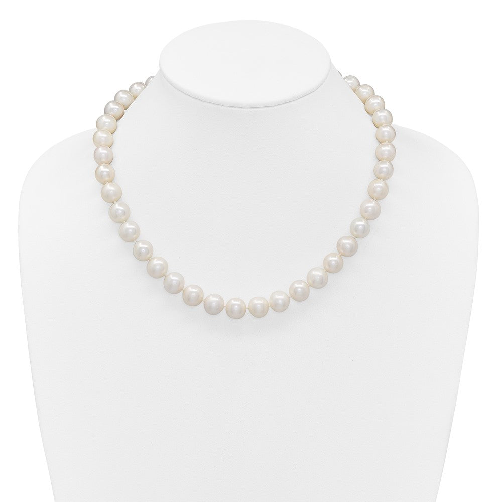 14k 10-11mm Near Rnd Wht Freshwater Cultured Pearl Bracelet