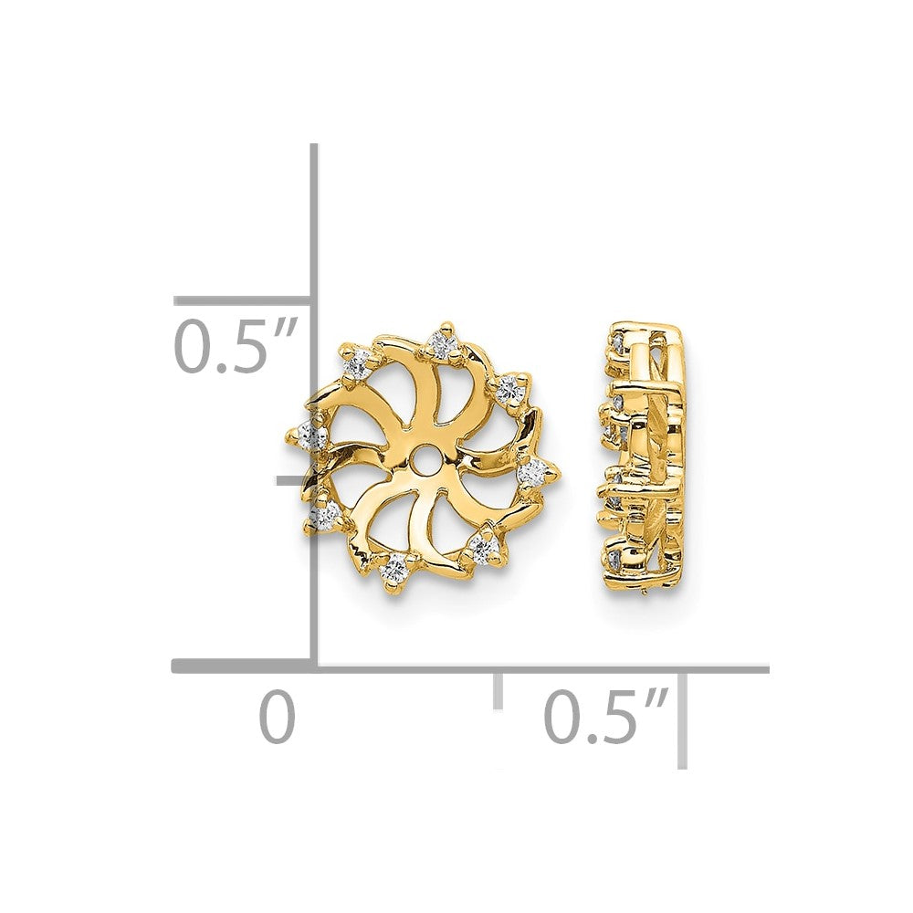 14k VS Diamond Earring Jacket