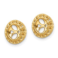 14k Diamond Earring Jacket Mountings