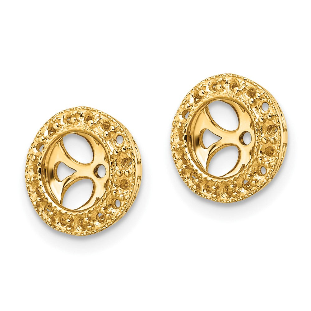 14k Diamond Earring Jacket Mountings