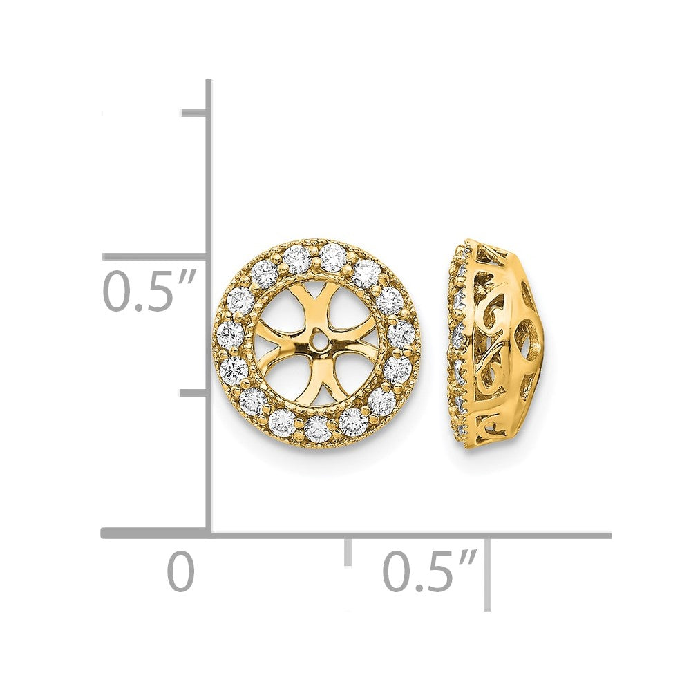 14k VS Diamond Earring Jacket