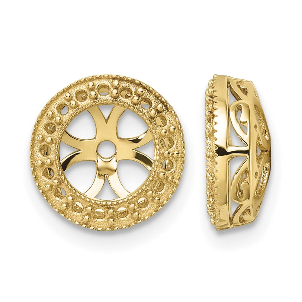 14k Diamond Earring Jacket Mountings