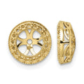 14k Diamond Earring Jacket Mountings