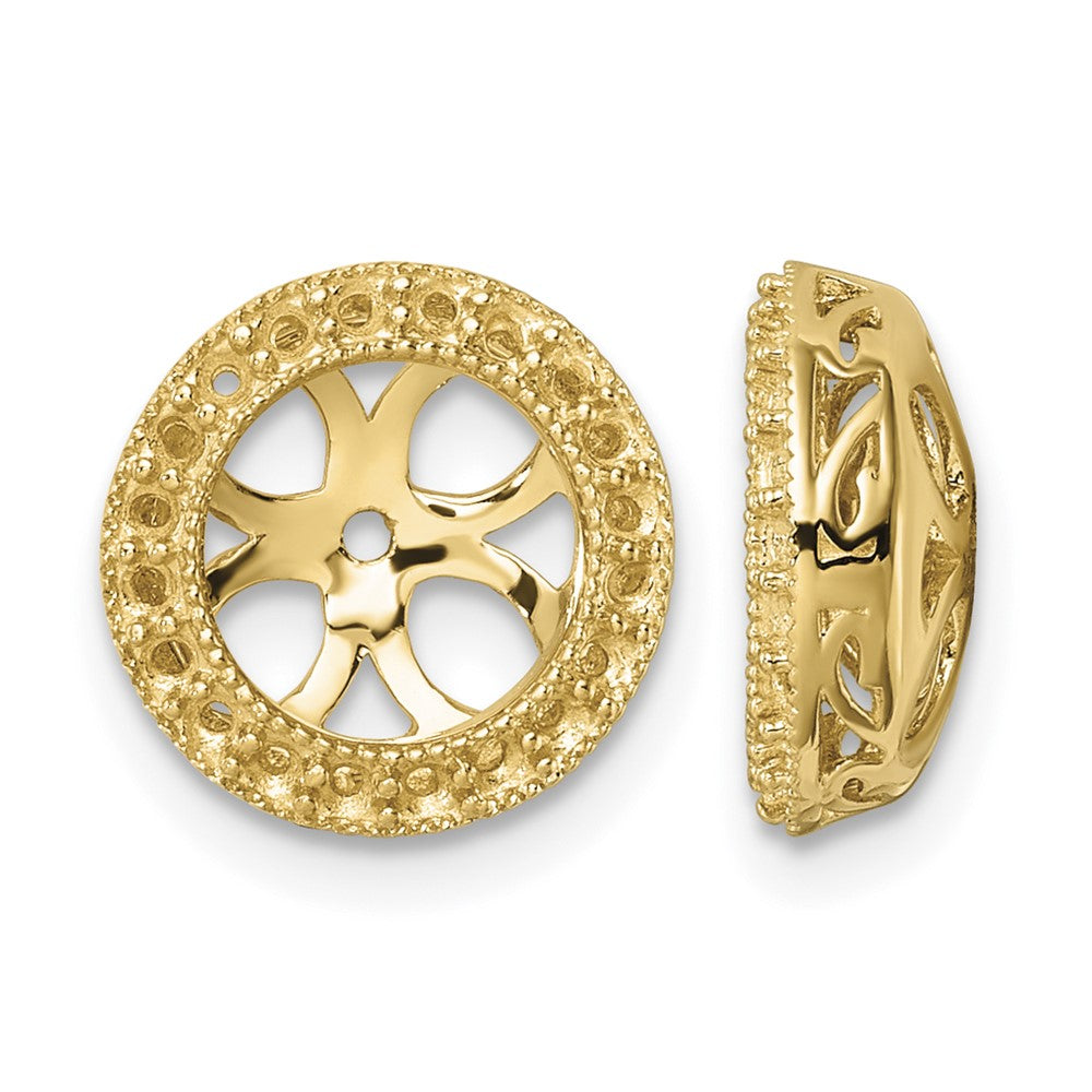 14k Diamond Earring Jacket Mountings