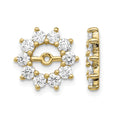 14k AAA Fancy Diamond Earring Jacket