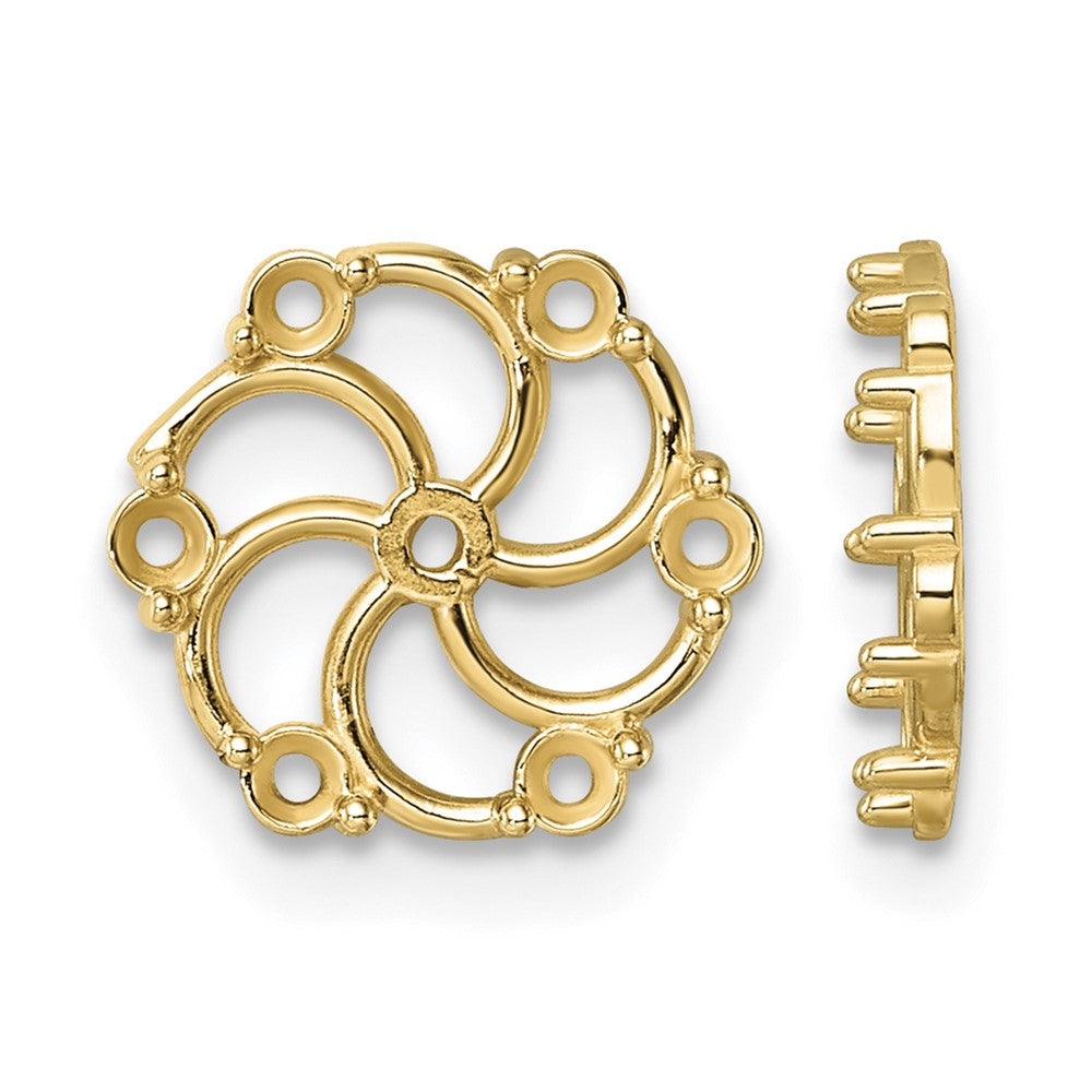 14k Diamond Earring Jacket Mountings