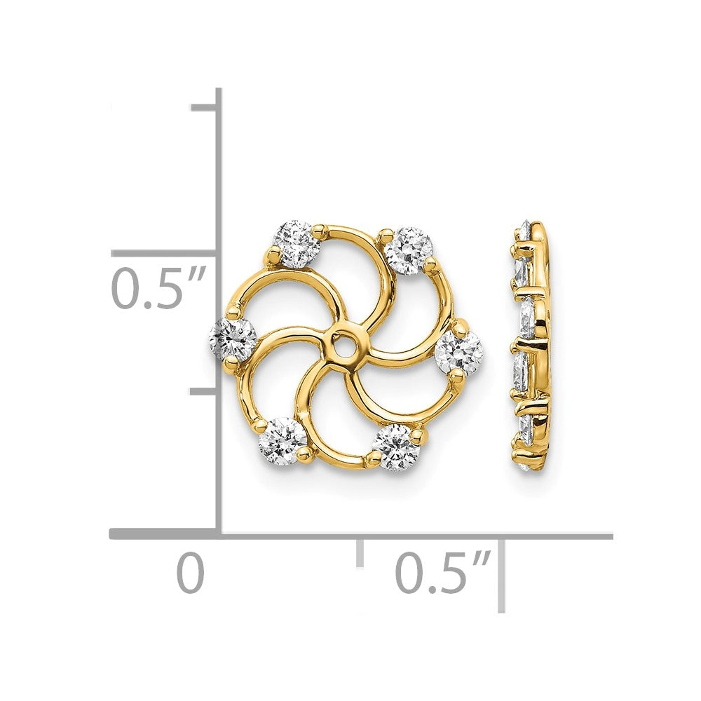 14k VS Diamond Earring Jacket