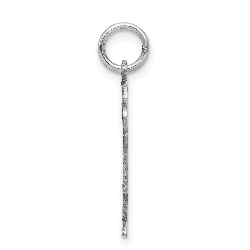14k White Gold Kid Charm