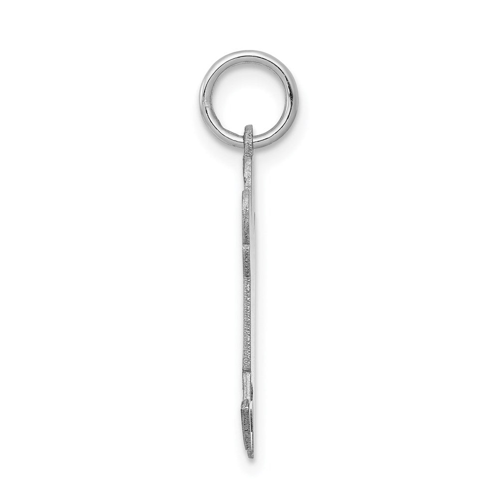 14k White Gold Kid Charm