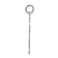 Sterling Silver Rhodium-plated Kiss Kid Charm