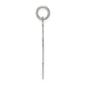 Sterling Silver Rhodium-plated Kid Charm