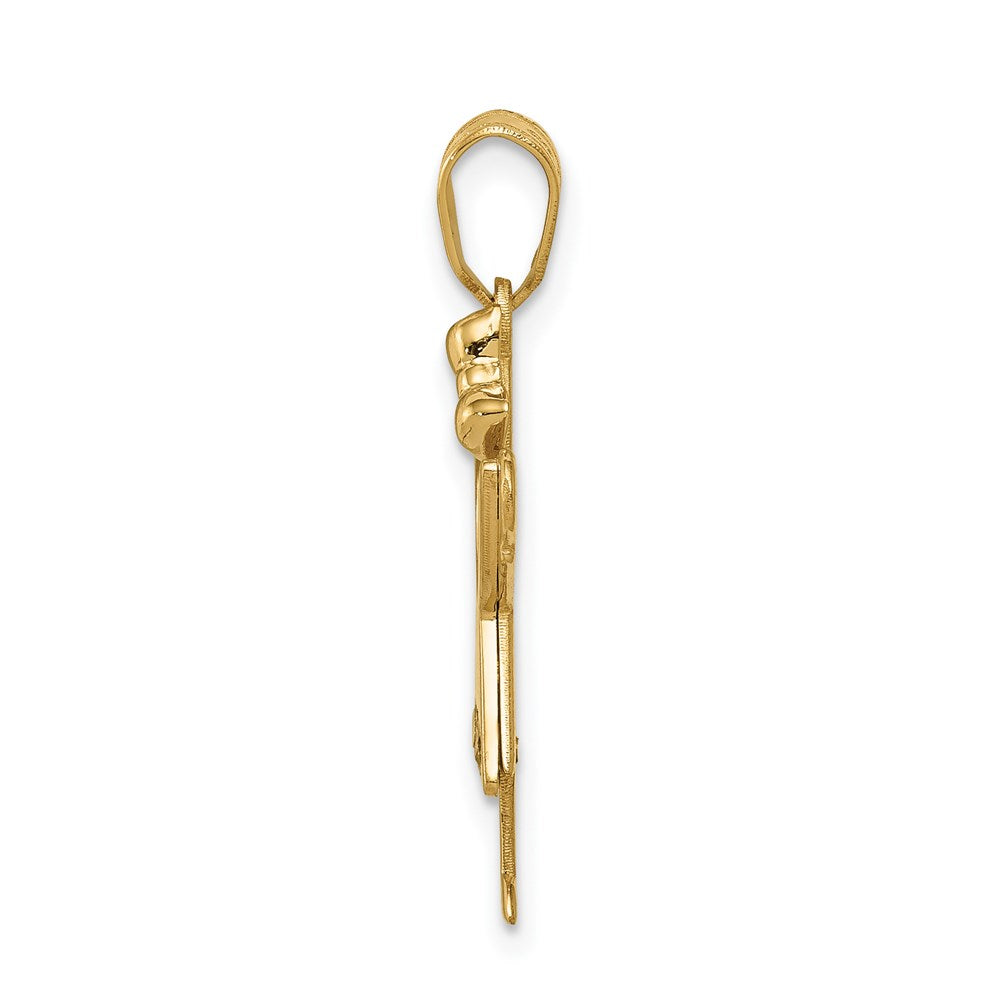 14k AA Diamond Kid Pendant