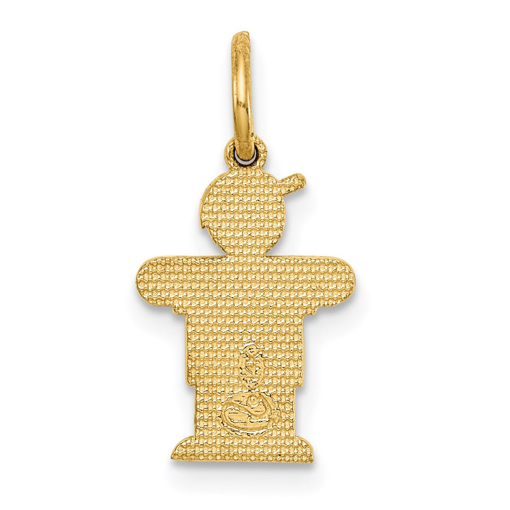 14k Mini Boy Hugs Charm