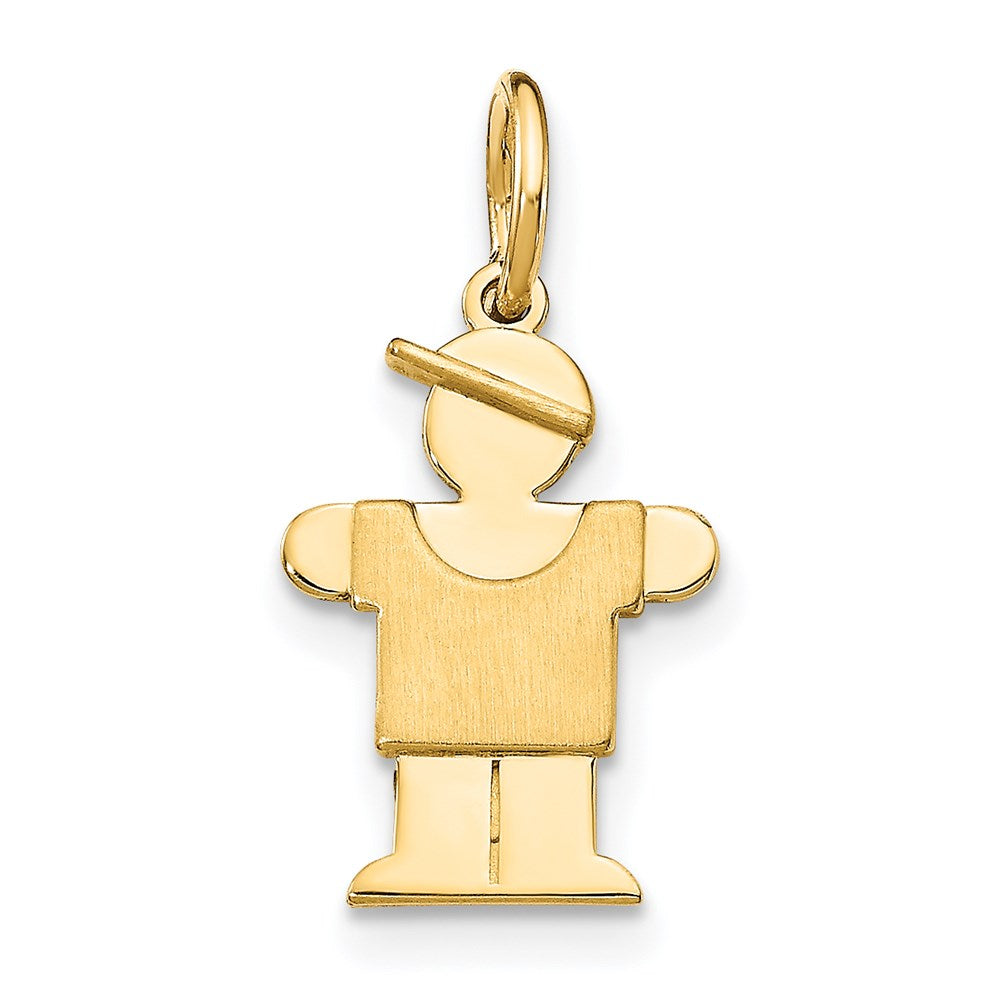 14k Mini Boy Hugs Charm