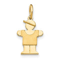 14k Mini Boy Hugs Charm